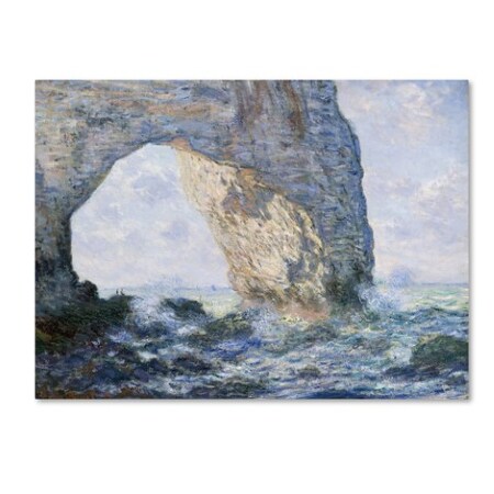 Trademark Fine Art Monet 'The Manneporte' Canvas Art, 18x24 AA00678-C1824GG